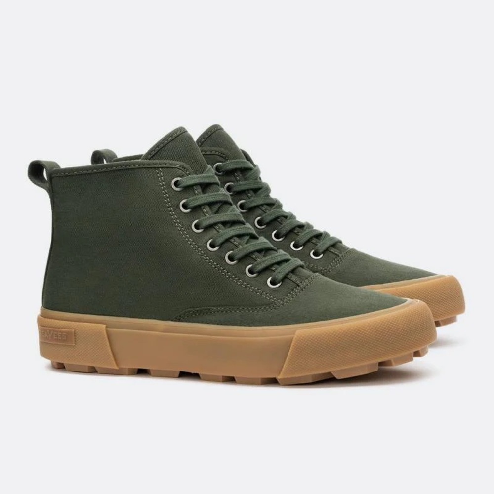 SeaVees Green and Tan Sneakers Casual Comfort